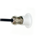 HALF MOON ALUMINUM LED COURTESY LIGHT - 12 Volts - IP67 - 1 Watt - White CASING - WK-SS1AWX - AZLED